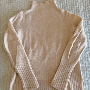 Madewell Soft Beige Turtleneck Sweater